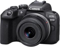 Canon EOS R10 Mirrorless Camera Body with RF S 18 45 mm f/4.5 6.3 IS STM Lens