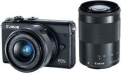 Canon M100 Mirrorless Camera EF M15 45mm + EF M55 200mm