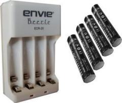 Envie AAA 1100 mA Ni mH Rechargeable + ECR20 Camera Battery Charger