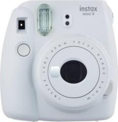 Fujifilm Instax Camera Instax Mini 9 Joy Box with Instant Camera + Twin Film Pack + Carry Case + Photo Frames & Albums Smokey White Instant Camera