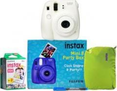 Fujifilm Instax Mini 8 Party box White Instant Camera