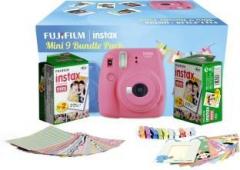 Fujifilm Instax Mini 9 Bundle Pack with 40 Film shot Instant Camera