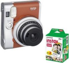 Fujifilm Instax Mini 90 Neo Classic Camera with Instax mini film 20 sheets Instant Camera