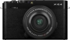 Fujifilm X Series X E4 Mirrorless Camera Body with XF 27 mm F2.8 R WR Prime Lens
