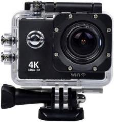 Gentle E Kart 4K With Wifi & Waterproof Helmet 2 inch LCD Display Ultra HD 12MP 170 Wide Angle Lens Full HD Sports and Action Camera