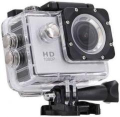 Hypex 1080p Full HD 12MP Sports Waterproof 170 Degree Wide Angle Action Camera With Micro SD Card Slot Support Sports and Action Camera