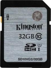 Kingston UHS I 32 GB SDHC Class 10 80 MB/s Memory Card