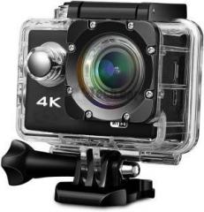 Lizzie 4k Ultra HD Water Resistant Sports Action Camera with 2 Inch Display Sports and Action Camera