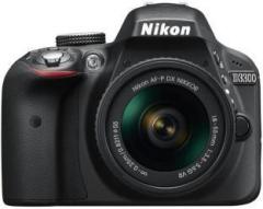 Nikon D3300 DSLR Camera Body with Single Lens: AF P DX NIKKOR 18 55 mm F3.5.6 VR