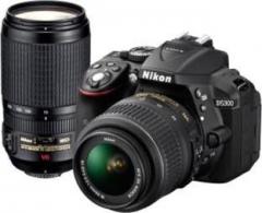 Nikon D5300 DSLR Camera Body with Dual Lens: AF P DX NIKKOR 18 55 mm f/3.5.6G VR + AF P DX NIKKOR 70 300 mm f/4.5 6.3G ED VR