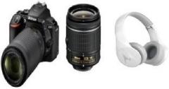 Nikon D5600 DSLR Camera Body with Dual Lens: AF P DX Nikkor 18 55 MM F/3.5.6G VR and 70 300 MM F/4.5 6.3G ED VR DSLR Camera Body with Dual Lens: AF P DX Nikkor 18 55 MM F/3.5.6G VR and 70 300 MM F/4.5 6.3G ED VR