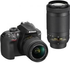 Nikon DSLR D3400 18 55mm & 70 300mm Camera