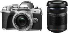 Olympus OM D E M10 Mark III Mirrorless Camera Body with 14 42 mm, 40 150 mm Lens