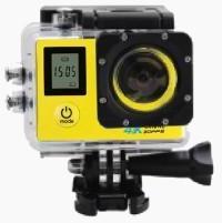 Owo K1 Yellow New Style dual screen 4K 30fps K1 full hd 1080P 2.0 LCD waterproof cameras Sports and Action Camera
