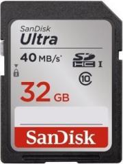SanDisk Ultra 32 GB SDHC Class 10 40 MB/s Memory Card