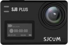 Sjcam SJ8 Plus Native 4K 30fps Dual Screen Wifi Action Camera 2.33 inch IPS Retina Display Type C Port Waterproof Black Full Set Instant Camera