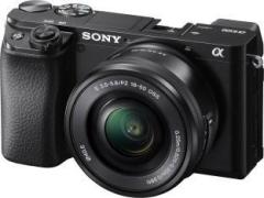 Sony Alpha ILCE 6100L APS C Mirrorless Camera with 16 50 mm Power Zoom Lens Featuring Eye AF and 4K movie recording