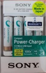 Sony Compact Power Charger BCG34HHU4K/CWW Camera Battery Charger