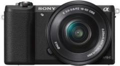 Sony ILCE 5100L Mirrorless Camera Body with Single Lens: 16 50mm Lens