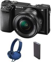 Sony ILCE 6000L Mirrorless Camera Body with Single Lens: 16 50mm Lens