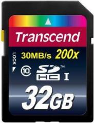 Transcend 32 GB SDHC Class 10 30 MB/S Memory Card
