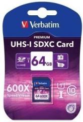 Verbatim Premium 64 GB SDXC Class 10 Memory Card