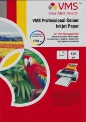 VMS 4*6 Professional Color Inkjet 210gsm Photo Paper