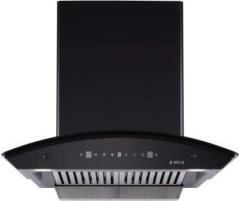 Elica 60 cm 2 Baffle Filters BFCG 600 HAC MS NERO Touch+Motion Sensor Auto Clean Wall Mounted Chimney