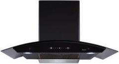 Elica TBFL HAC TOUCH 90 MS NERO Auto Clean Wall Mounted Chimney