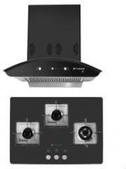 Faber Combo(Orient Express 3D, Hob GB 723) Auto Clean Wall Mounted Chimney