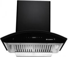 Faber HOOD PRIMUS PLUS ENERGY SC HC BK 60 Auto Clean with Powerful Suction Capacity Wall Mounted Chimney