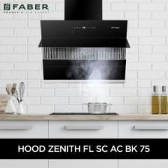 Faber HOOD ZENITH FL SC AC BK 75 Auto Clean Wall Mounted Chimney