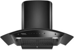 Hindware CELESIA BLK 90 IN | Filterless | High Airflow | 3 Speed Gesture Control | Auto Clean Wall Mounted Chimney