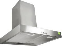 J3 Technology Ardo LP Inox Wall and Ceiling Mounted Chimney (White, 650 m3/hr)