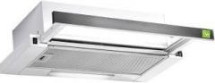 J3 Technology F3 Cooker Hood 60 cm Wall and Ceiling Mounted Chimney (White, 600 m3/hr)