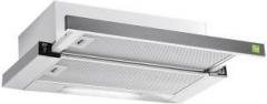J3 Technology F7 cooker hood 60 cm Wall and Ceiling Mounted Chimney (White, 600 m3/hr)