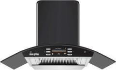 Maplin SS 90 Voice Contol Black 2022 Auto Clean Wall Mounted Chimney