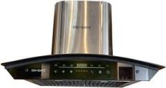 Onsafe Modular Kitchen Chimneys 60 Cms Suction Power, Push Control, Baffle Filter Auto Clean Wall and Ceiling Mounted Chimney