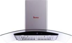 Seavy Opec Dlx 90 cm Stainless Steel Auto Clean Wall Mounted Chimney