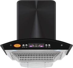Surya Boat Black Auto Clean Wall Mounted Chimney