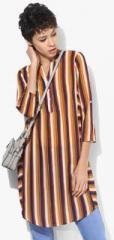 109f Multicoloured Striped Tunic women