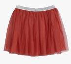 612 League Red Solid Flared Skirt girls