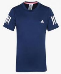 Adidas B Club Navy Blue Tennis T Shirt boys