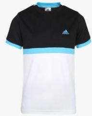 Adidas B Court Black Tennis T Shirt boys