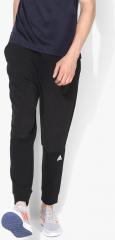 Adidas Black Straight Fit Track Pants men