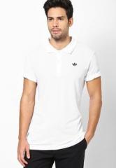 Adidas Originals White Polo T Shirts men