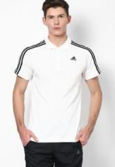 Adidas White Polo T Shirt men