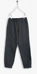 Adidas Yb Lin Grey Polyester Track Pants boys