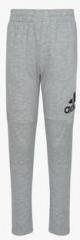 Adidas Yb Logo Training Grey Track Pants boys