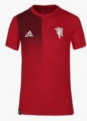 Adidas Yb Mufc Red T Shirt boys